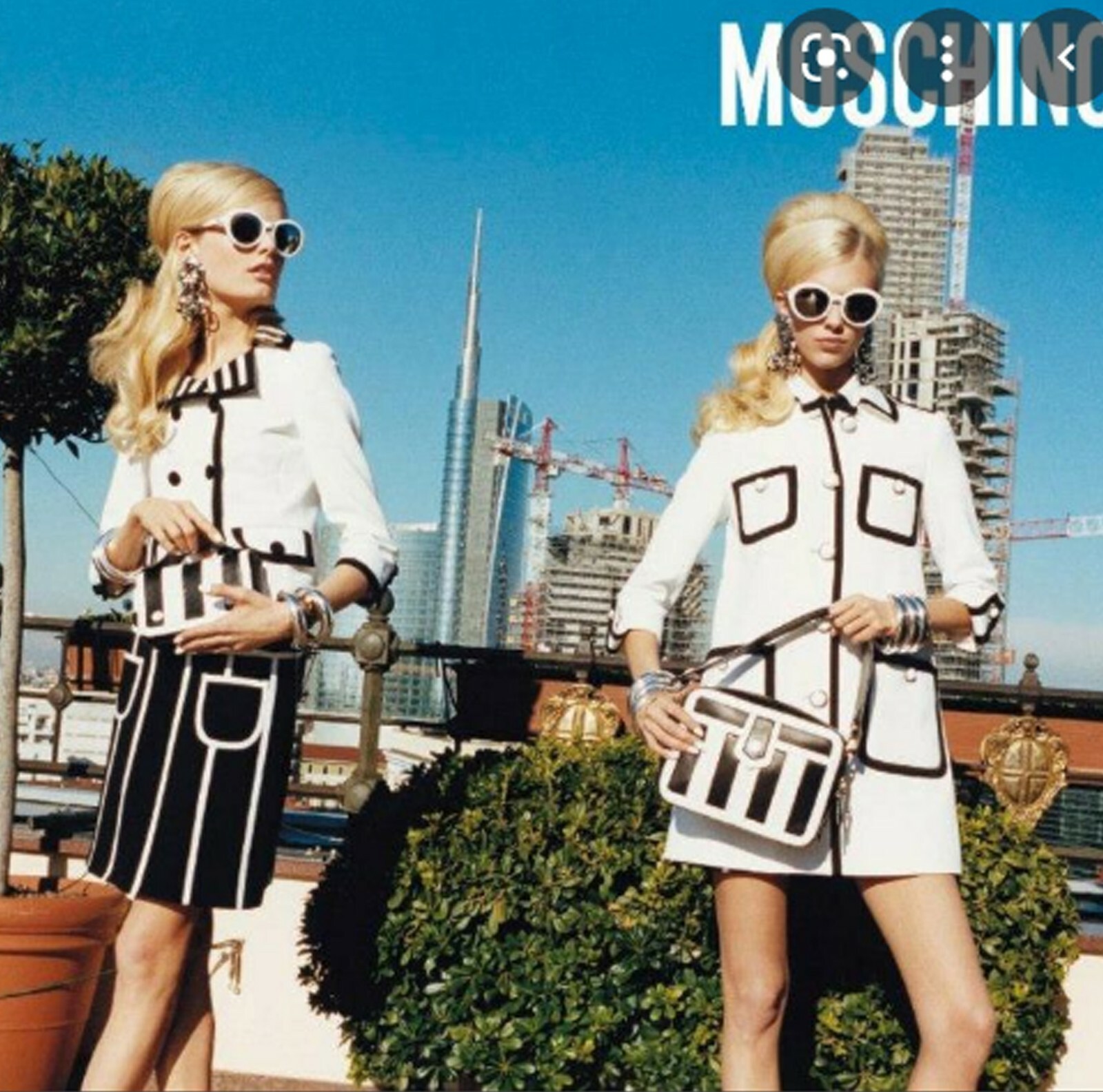 スカート MOSCHINO COUTURE Woman Skirt White 0101518 1005 Moschino Wool skirt - White - Women | 01015181005 | thebs.com