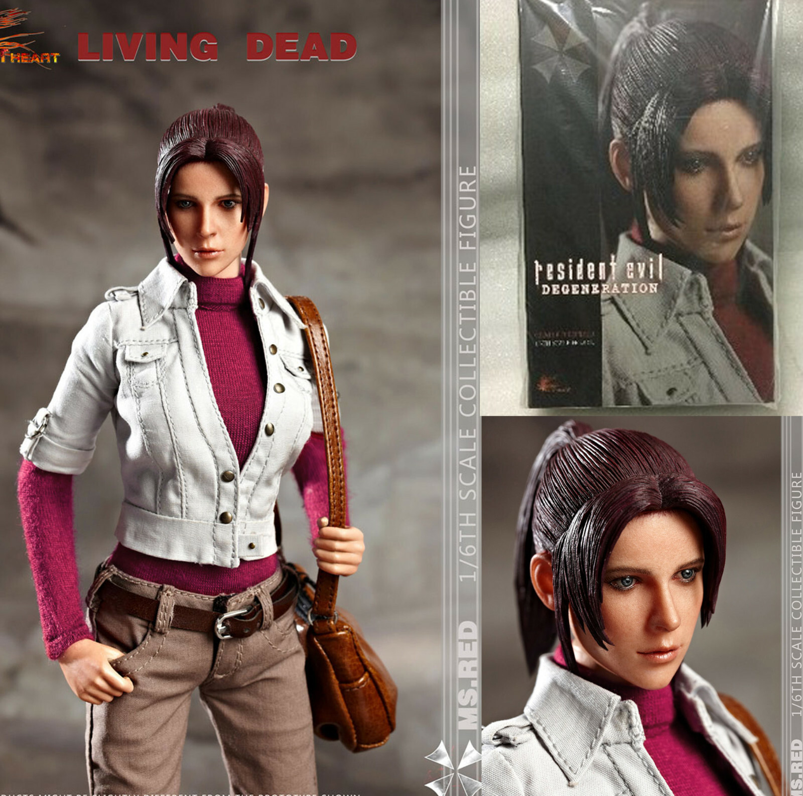Hot Heart FD004 1/6 Resident Evil Living Dead Zombie Killer Claire