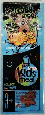 Arby's Junior Kids Meal Toy SCOOBY DOO Build a Mystery Machine Assembly Kit