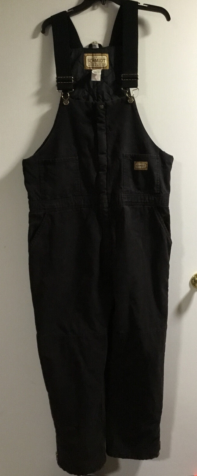 C.E. Schmidt Workwear Men's Quilt Lined Black Overalls - XL C.E. Schmidt Workwear Men's Quilt Lined Black Overalls - XL