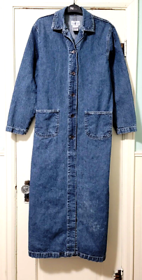 Denim duster cheap jacket