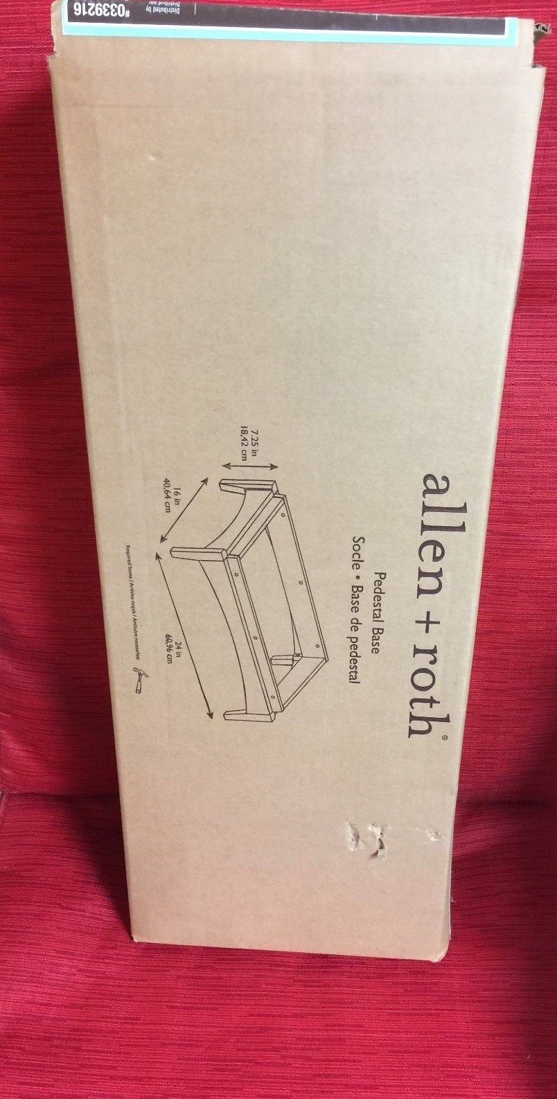 Allen+Roth White Solid Wood Closet Pedestal Base System Organization 24Wx16Dx6H