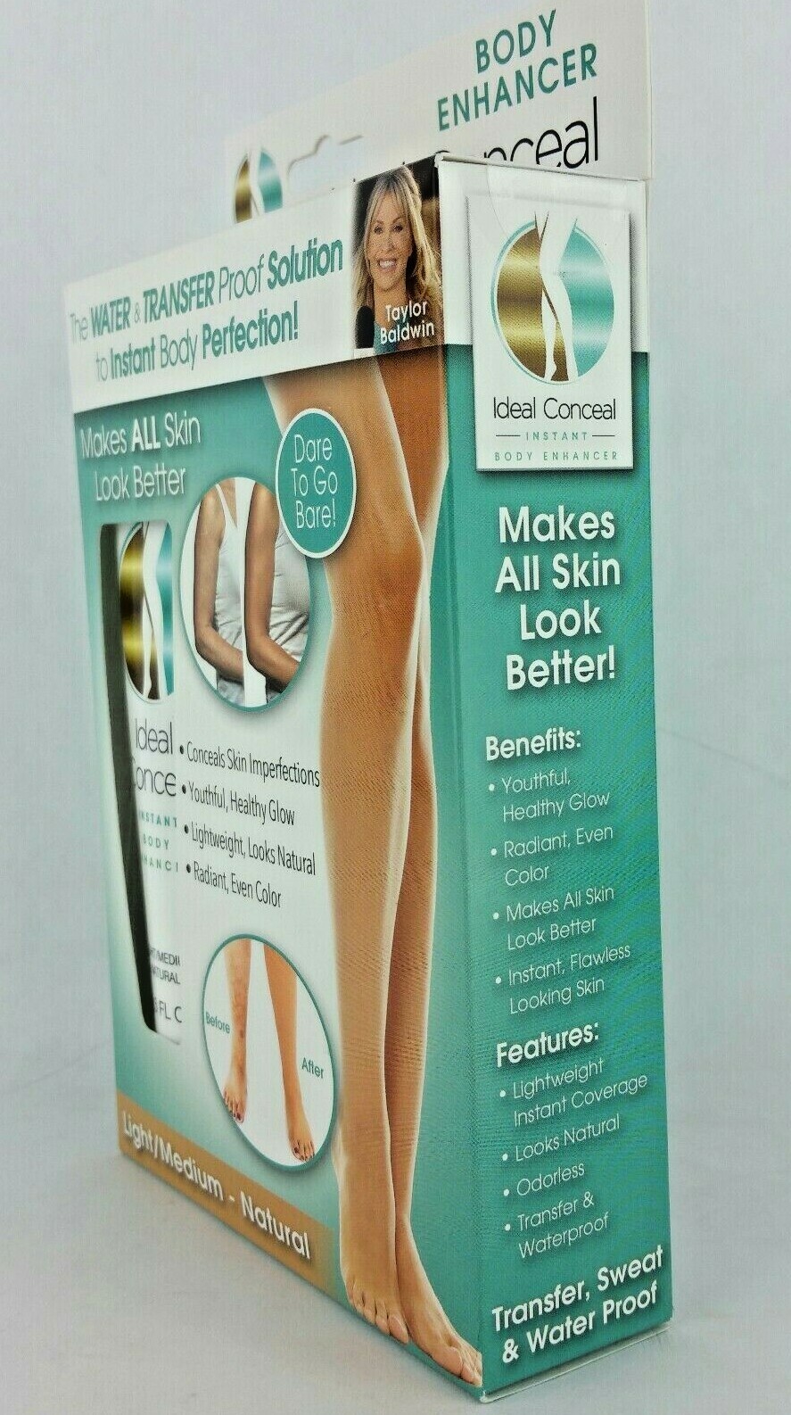 Ideal Conceal Instant Body Makeup Cream Enhancer Light /Medium