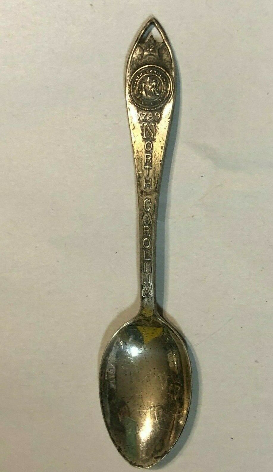 1979 North Carolina Collector Souvenir Sterling Silver Spoon