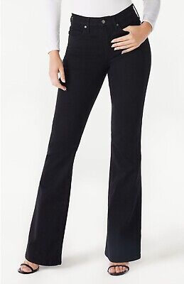 Sofia Jeans by Sofia Vergara Melisa High Rise Flare Various Sizes Black NEW