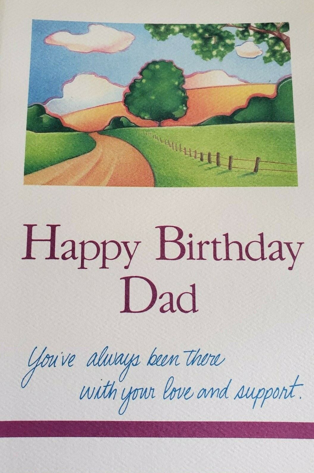 'Happy Birthday Dad' birthday greeting card