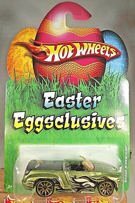 2009 Hot Wheels Easter Eggsclusives DODGE SIDEWINDER Green w/Gold 10 Spoke Wheel