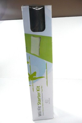 Wii Fit Starter Kit Fitted Silicone Sleeve and Premium Yoga Mat Black