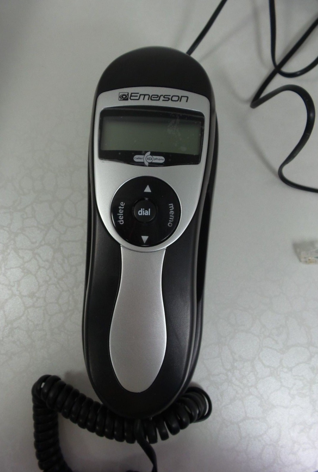Emerson Slimline Phone / Caller ID / Call Waiting / Works In Power Outage / EX