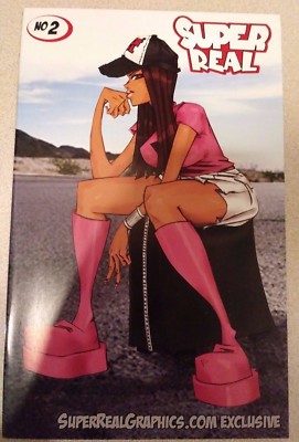 SUPER REAL issue 2 C unread NM 1st print 2006 1 in 10 exclusive variant cover