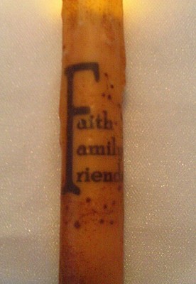 2 FAITH FAMILY FRIENDS TAPER 6 3/4