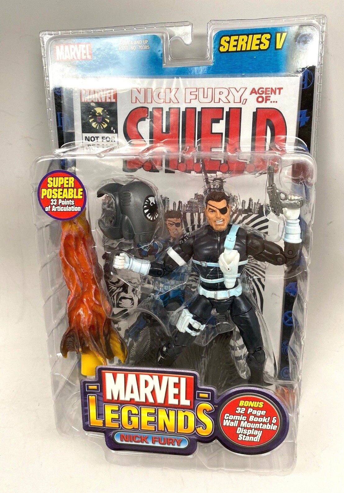 Marvel Legends NICK FURY Poseable Action figure ToyBiz 2003