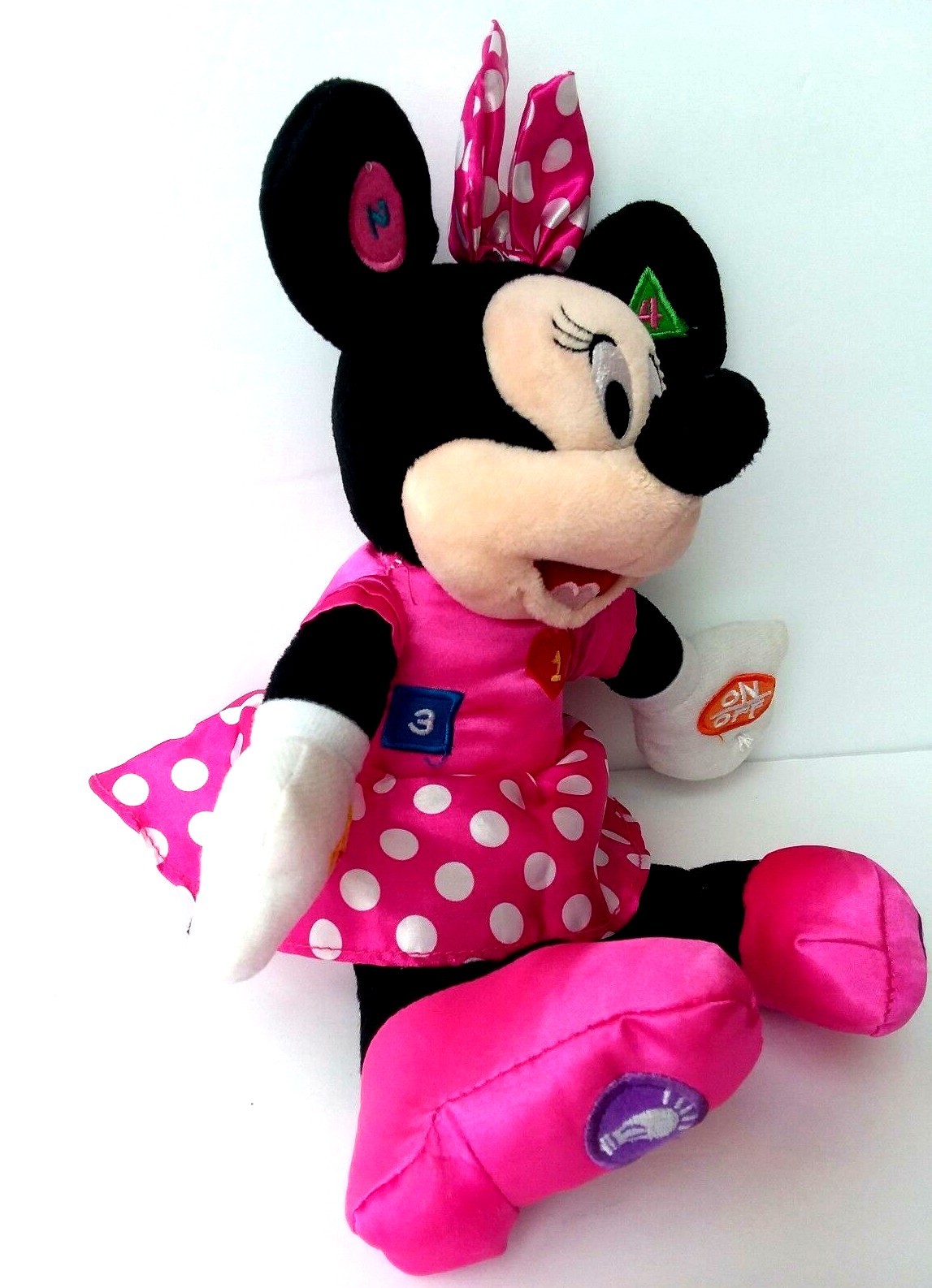 KCare Minnie Mouse Learning Pals Interactive Talking Plush Numbers Colors