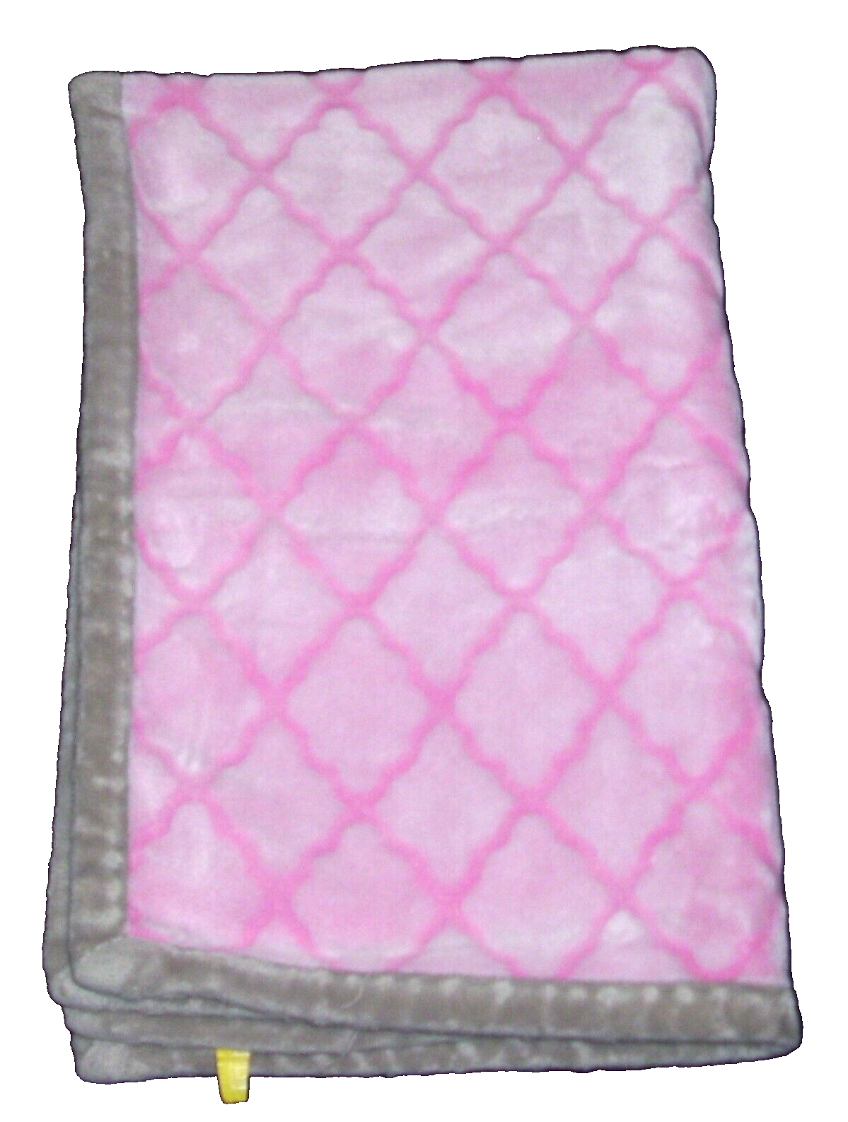 Bananafish Studio Pink Gray Sweet Owl Baby Girl Textured Emb