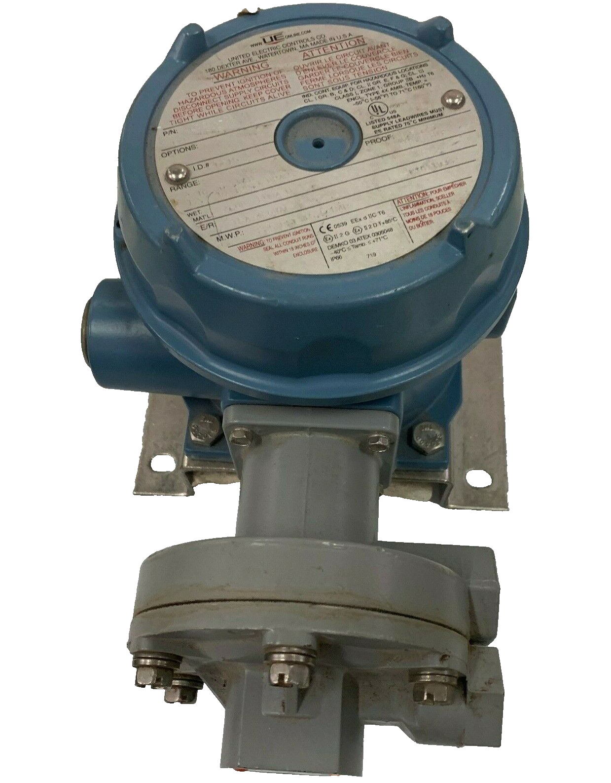 United Electric Controls J120K-1564 P/N 76842 Explosion