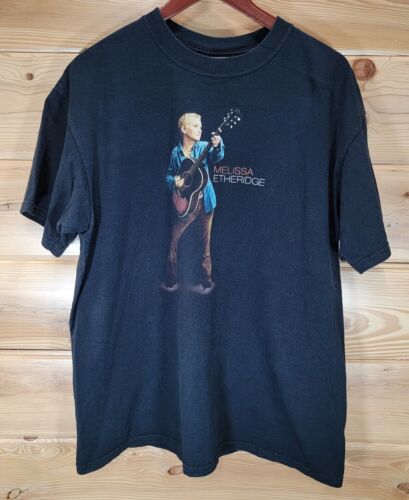 Vintage 2006 Melissa Etheridge T Shirt Summer Tour Double Sided Size XL READ 