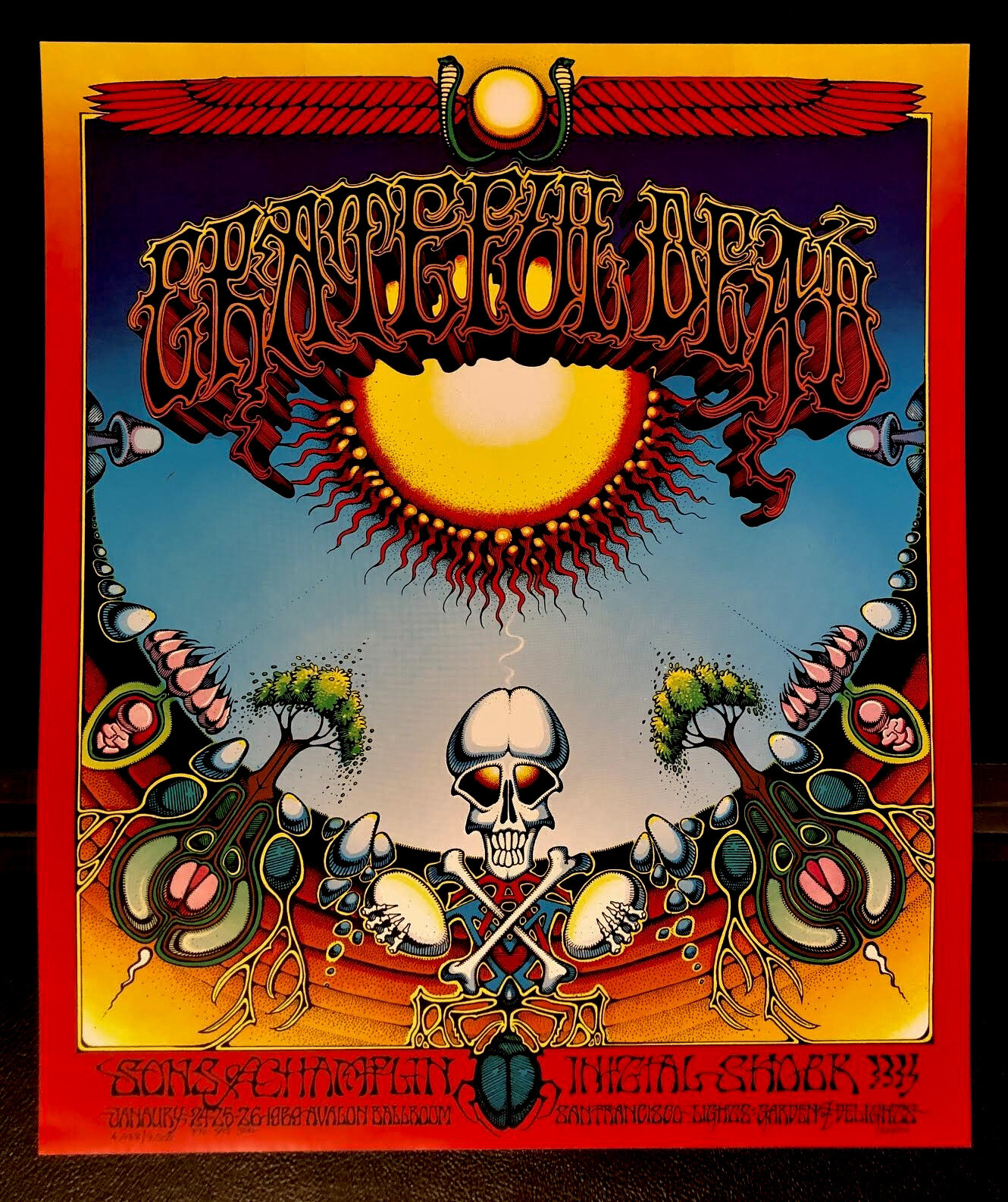 Grateful Dead リックグリフィン ポスター Bonhams : A REPRODUCTION RICK GRIFFIN GRATEFUL DEAD POSTER