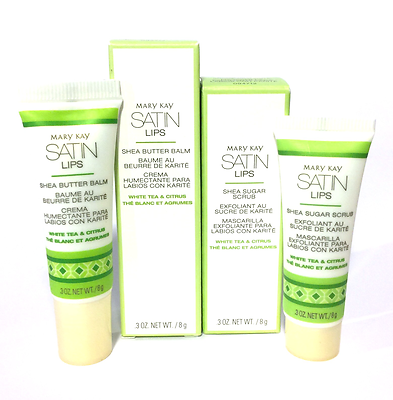 Set~white Tea & Citrus~shea Butter Balm & Scrub!