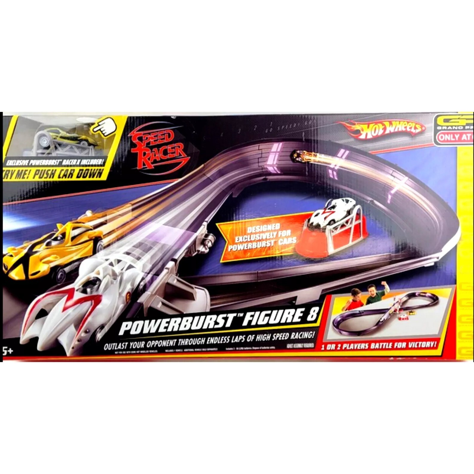 Hot Wheels HW RACING 8台セット Hot Wheels Speed Racer Powerburst Figure 8 Track Set | eBay