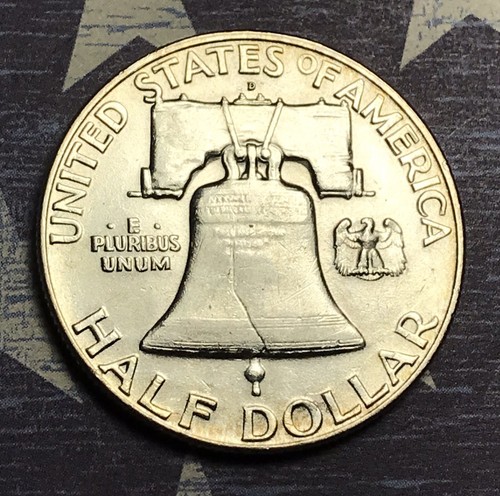 1952-D Franklin Silver Half Dollar Collector Coin for your Collection.