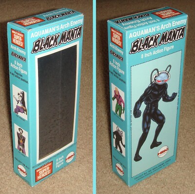 MEGO 8'' BLACK MANTA CUSTOM BOX ONLY