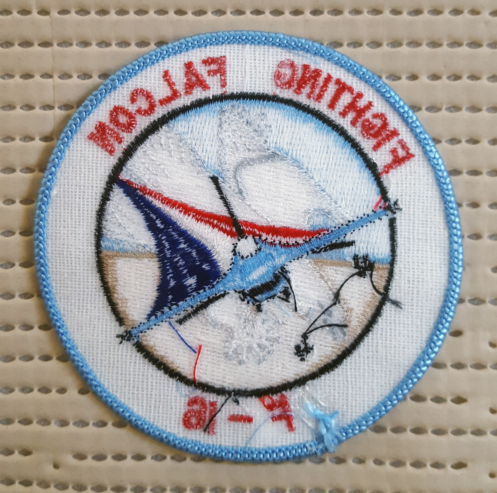 USAF F-16 FIGHTING FALCON EMBROIDERED PATCH NEW