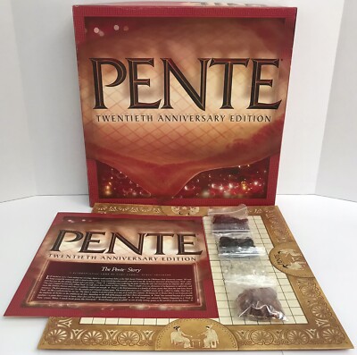 Pente Board Game COMPLETE 20th Anniversary Edition by Decipher *READ*