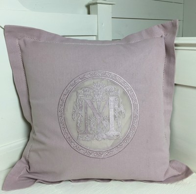 Kissenbezug MATHILDE MAUVE altrosa Deko Shabby Landhaus Cushion LillaBelle 