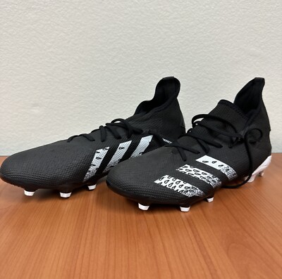 Adidas Predator Freak.3 FG Black Soccer Cleats FY1030 Men's Size 10 NEW
