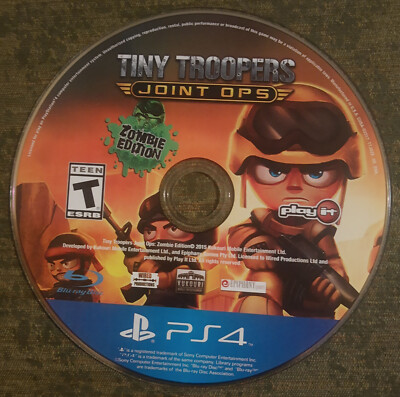 Tiny Troopers Joint Ops : Zombie Edition - PS4 game - U.S Version - disc only