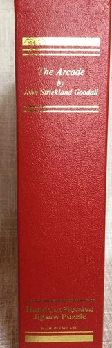 Hand Cut Optimago Wooden Jigsaw Puzzle “The Arcade” John Goodall Made in England