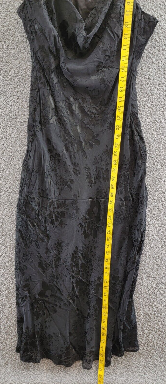 ASTR the Label Aubrielle Dress Women's XS Black Cowl Neck Sleeveless Lined Zip - Picture 7 of 16
