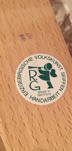 Erzgebirgische Volkskunst German People Animal Figurines Christmas Candle Holder