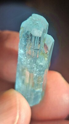 Aquamarine Crystal, Mt. Antero, CO. Gem Grade, Multi-Terminations with C Faces