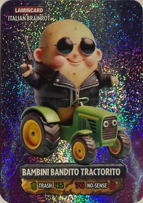 Italian Brainrot Multiverse Lamincard Diramix - Card Base Metal a scelta 1-100