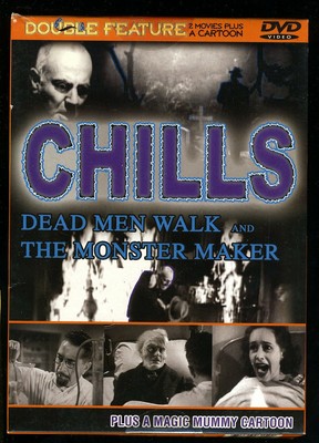 DEAD MEN WALK & THE MONSTER MAKER DVD Drive In Double Feature Films