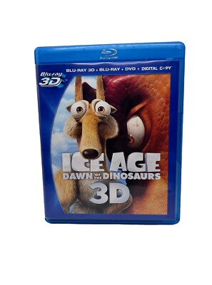 Ice Age: Dawn of the Dinosaurs (Blu-ray/DVD/Digital 4-Disc 3D Animated Movie