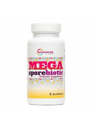 Microbiome Labs MegaSporeBiotic (60 Capsules) - Probiotic 4/26 EXP