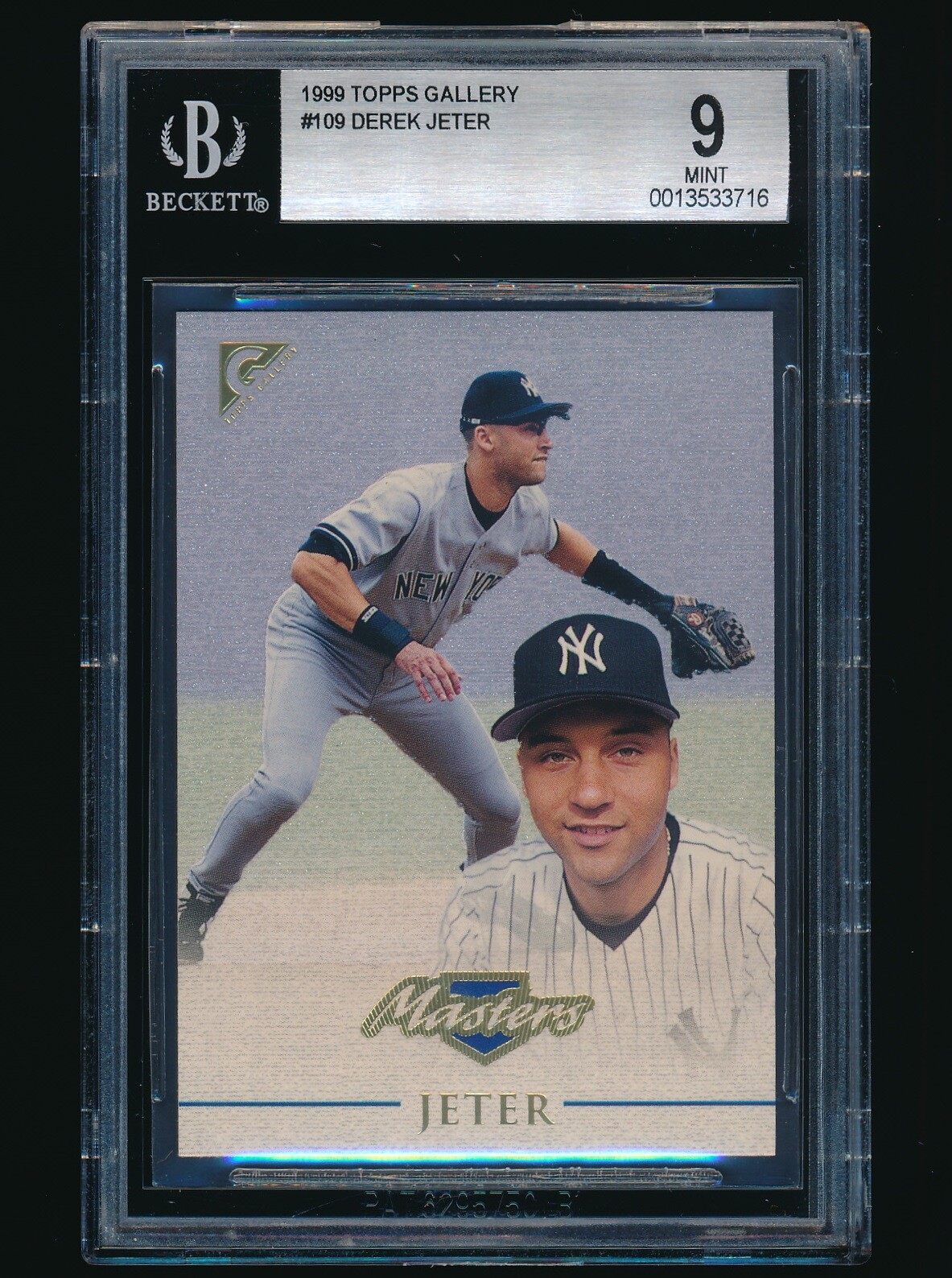 小物 Jeter 1999 Topps Gallery #109 Derek Jeter BGS 9 Mint | eBay