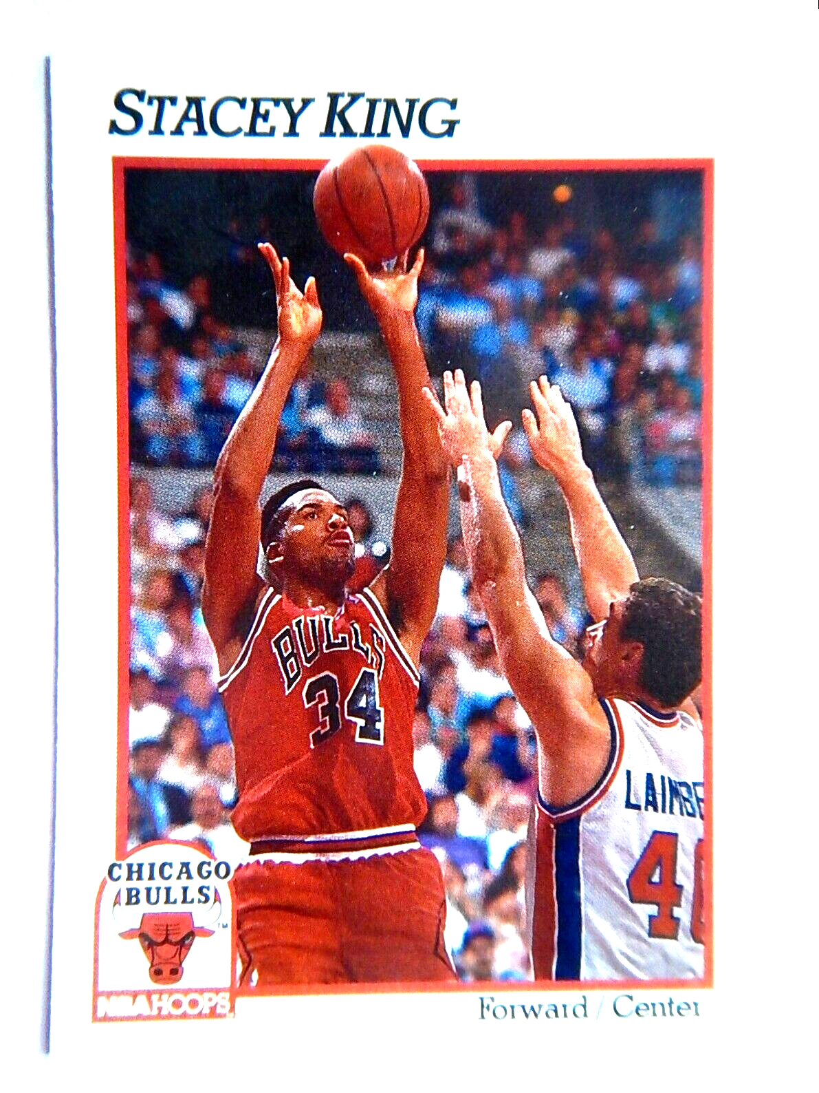 ＠NBA シカゴブルズ スケジュールカード (91/92) 1991-92 NBA Hoops # 5 Michael Jordan Card (J) Chicago Bulls