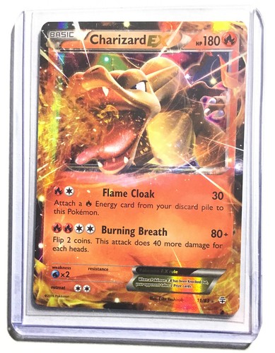 CHARIZARD EX - 11/83 - XY GENERATIONS - Holo - Pokemon Card