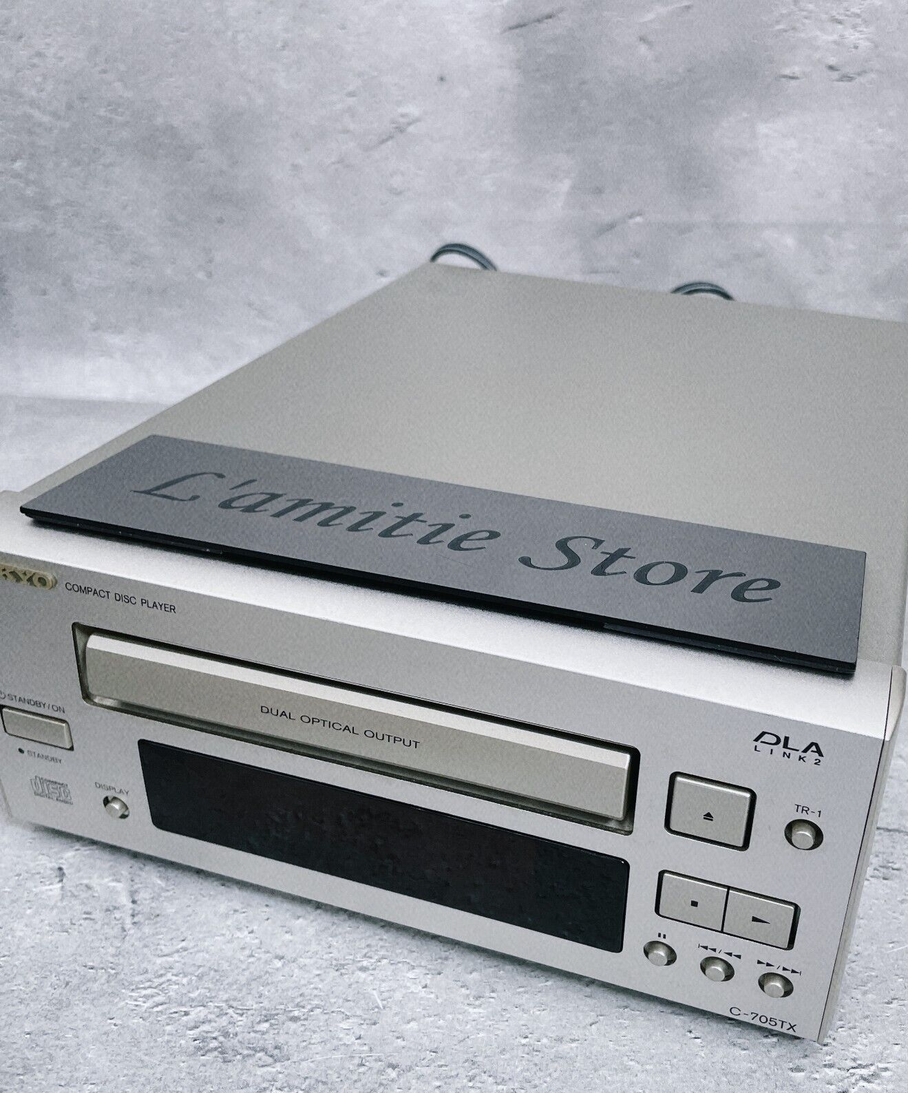 ONKYO C-705TX CD Player Compact Deck Silver Japan C705TX