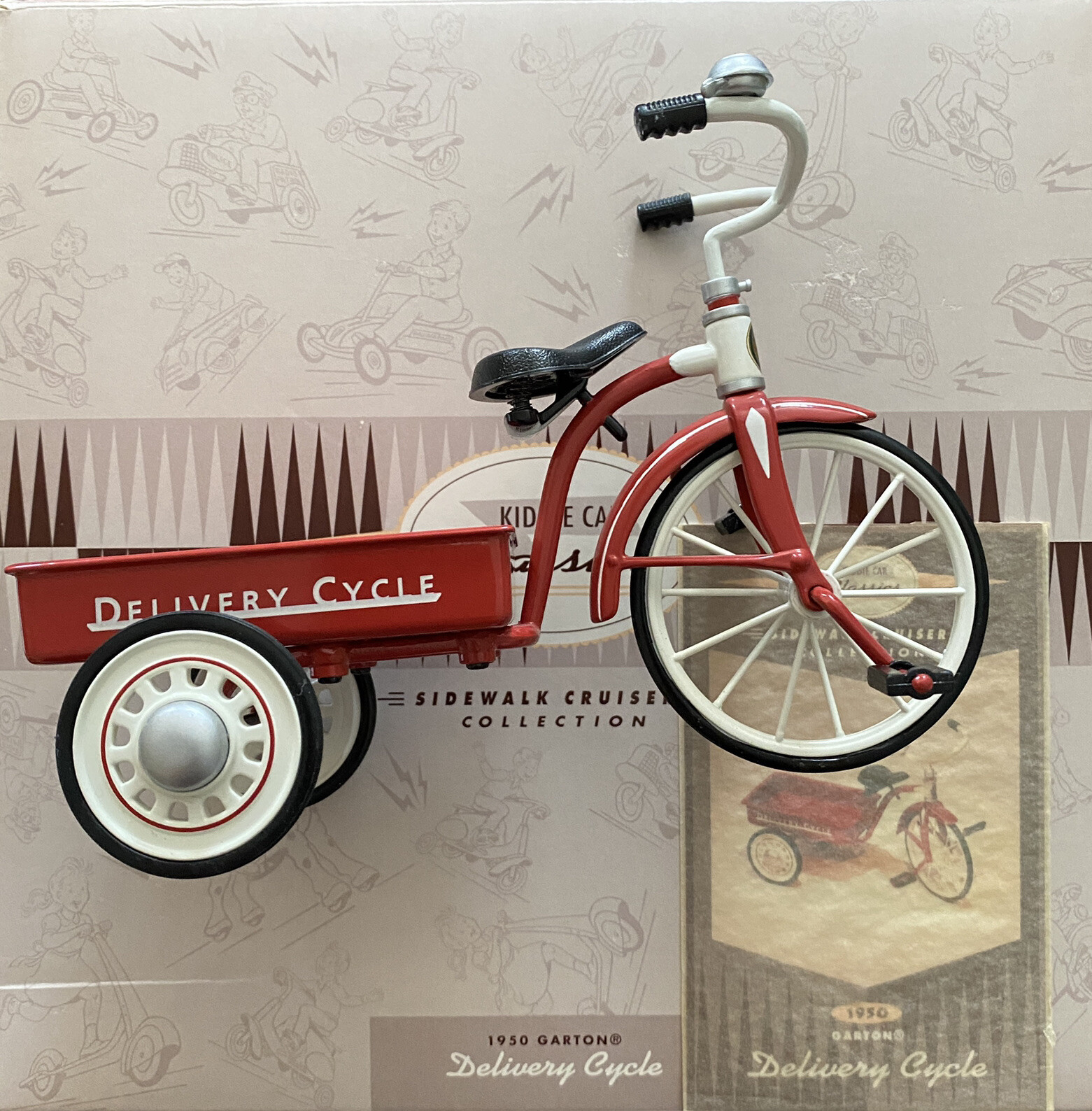 自転車本体 KIDDIE CAR CLASSICS Hallmark Kiddie Car Classics 1950 Garton Delivery Cycle Sidewalk
