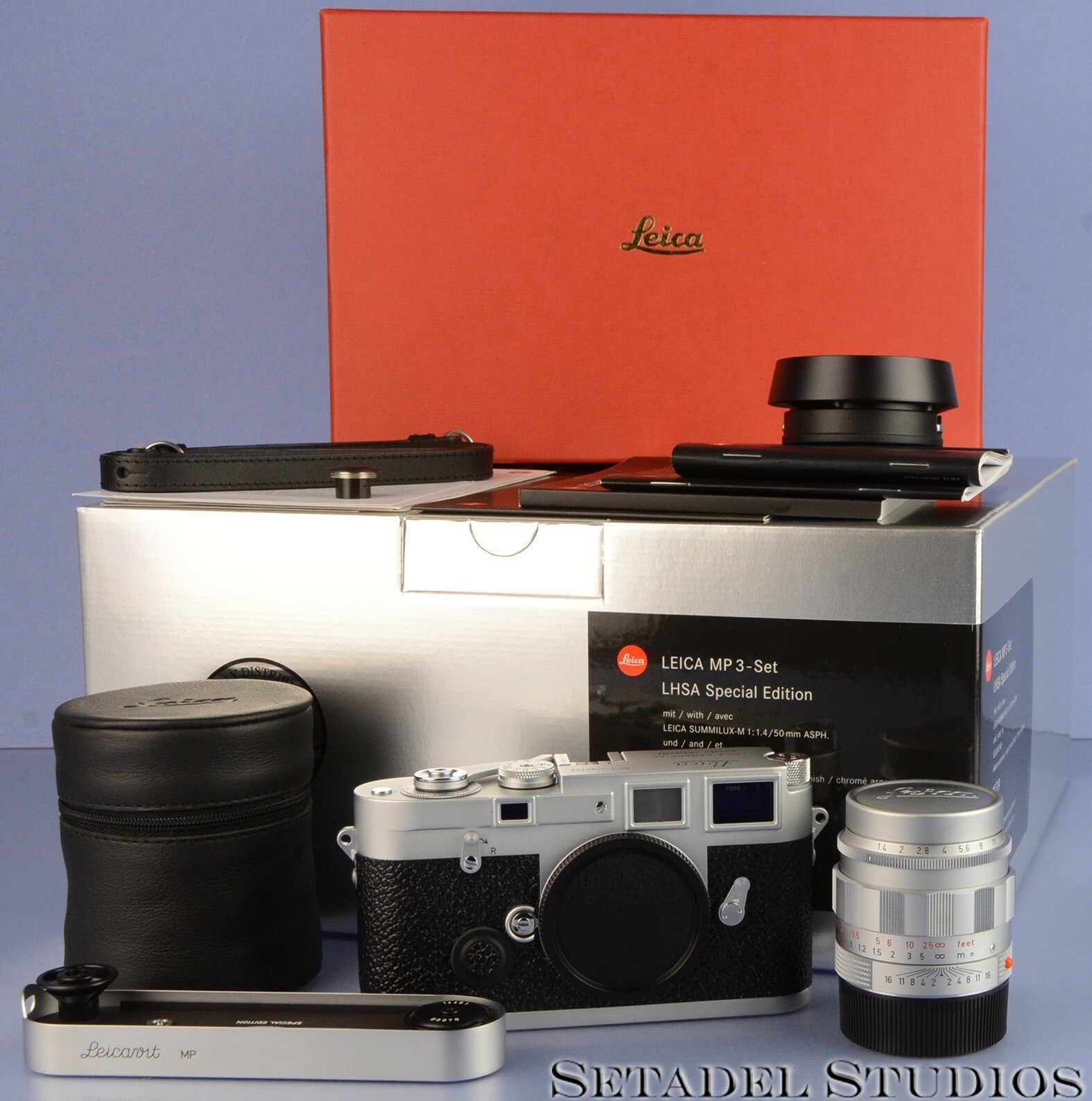 LEICA MP3 CHROME LHSA SPECIAL EDITION SET+ 50MM SUMMILUX-M ASPH +