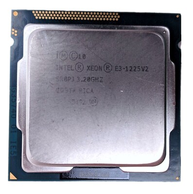 Lot of 2 Intel Xeon E3-1225 v2 3.20GHz LGA 1155 8M Quad-Core CPU Processor SR0PJ