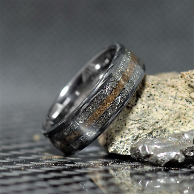 Meteorite dinosaur bone engagement ring outlet