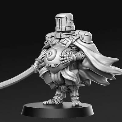 Goro -Robot Samurai Sci-Fi Miniature D&D Tabletop RPG Role Playing DnD