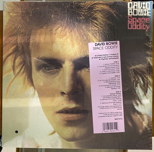 1969 David Bowie Space Oddity Album 3 sided LP RALP 0131