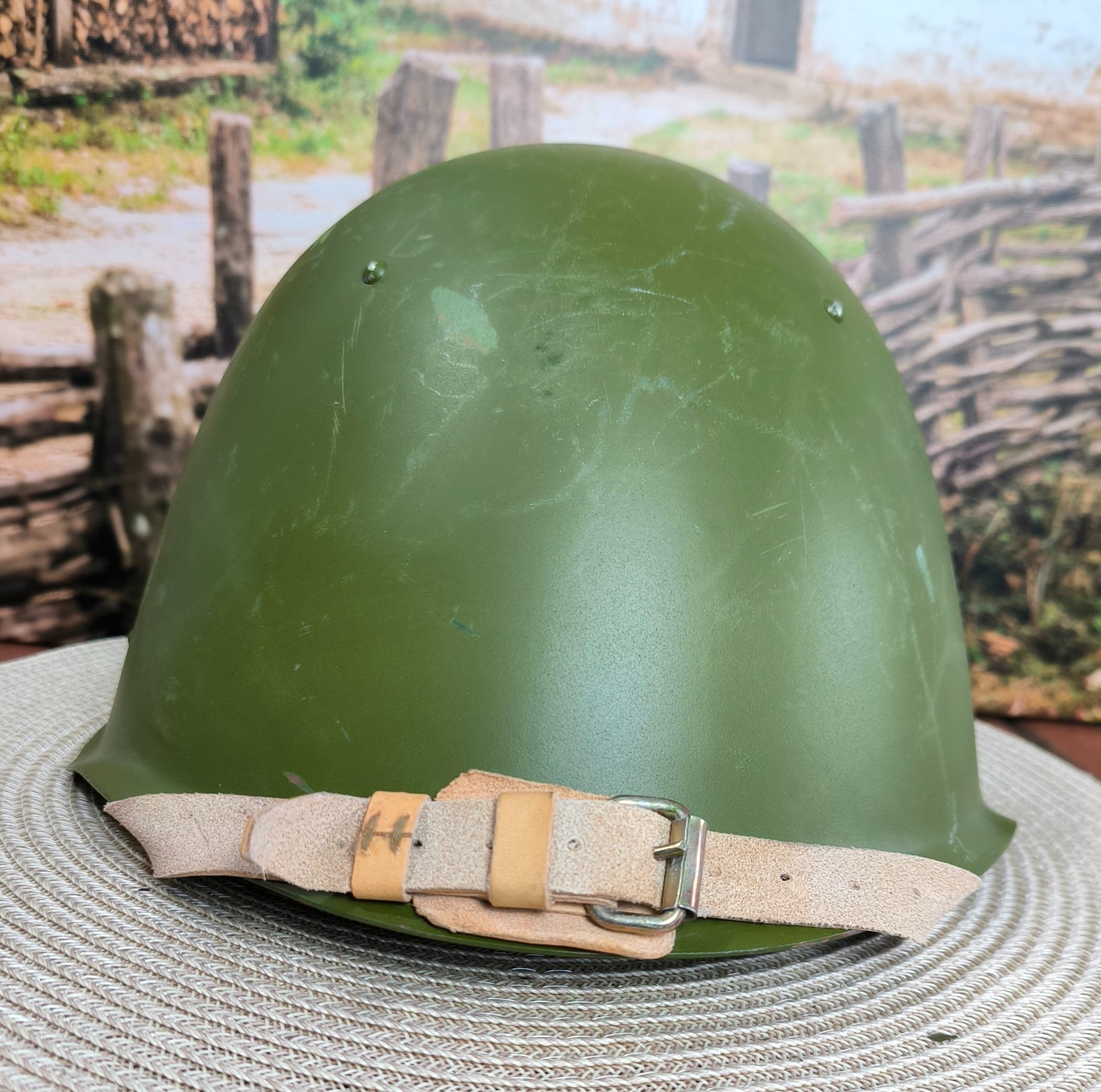 Helmet SSh 68 WWII Original Russian Military USSR Soviet Army SIZE