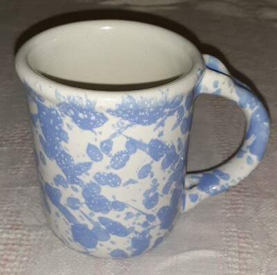 Bennington Morning Glory Blue Mug 4'' Blue Agate